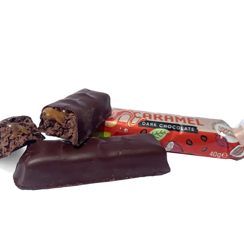 Barre fondante caramel & chocolat noir🌟